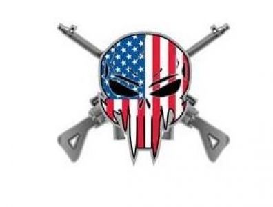 New- Hat Pin Patriotic Punisher